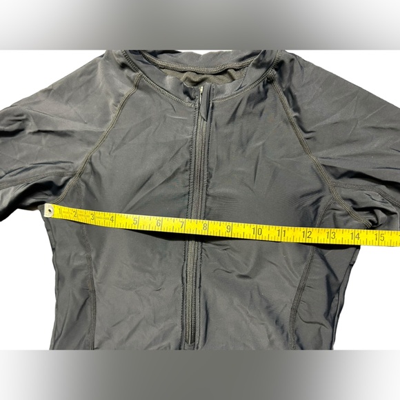 DACI women’s black long sleeve front half zip rashguard surfsuit NWT - Picture 7 of 16